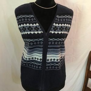 Zippered Sweater Vest